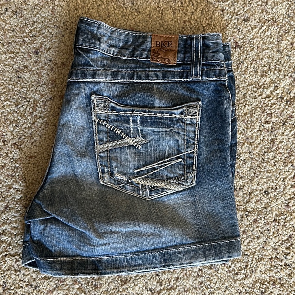 BKE denim shorts